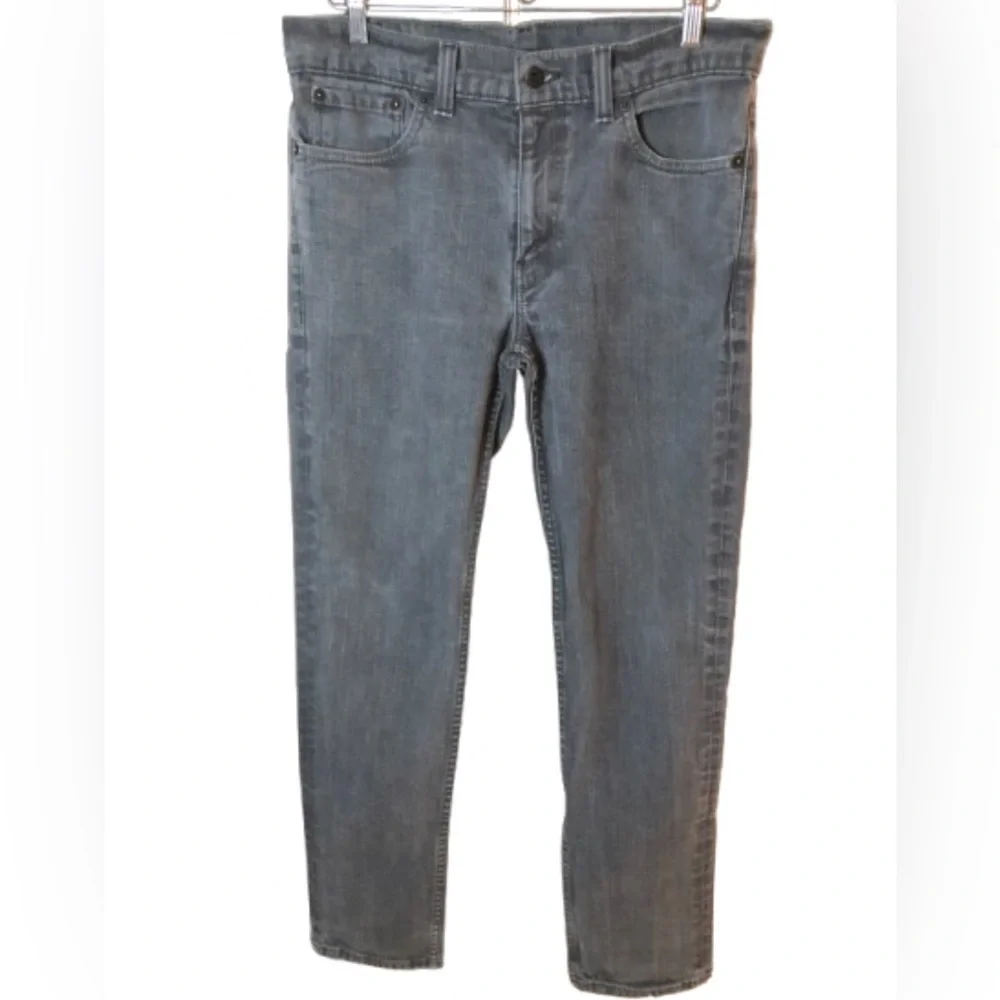 LEVI’S 511 GRAY SKINNY JEANS • 34 x 32